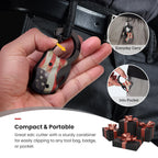 FUNBRO Small Pocket Knife, Cool Box Cutter with 1.34 Inch Sharp Blade