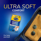 Dr. Scholl's Flight Socks - Clinically Proven Compression Socks for Flight Travel - Help Prevent Swollen Ankles and Deep Vein Thrombosis
