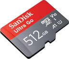 SanDisk 128GB Ultra microSDXC card + SD adapter, Memory card Full HD, up to 140 MB/s, For smartphones and Tablets, with A1 App Performance, UHS-I, Class 10, U1