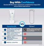 GE XWFE™ Refrigerator Water Filter, Genuine Filter, Guaranteed Fit, 1-pack