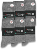 SockWaddles Diabetic Socks for Men & Women, 6 Pairs, Soft Loose Top