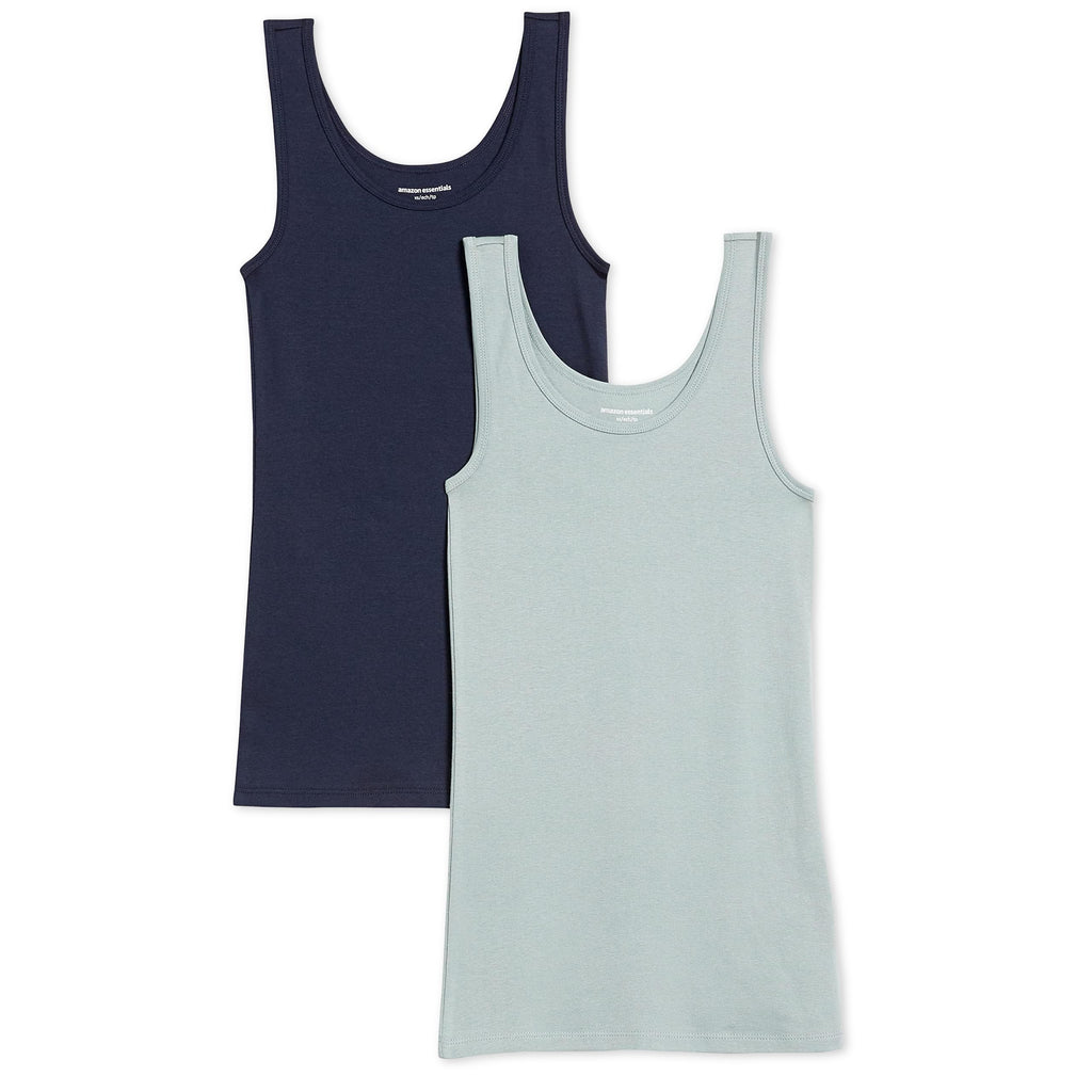 Amazon Essentials Women's Slim-Fit Vest, Pack of 2