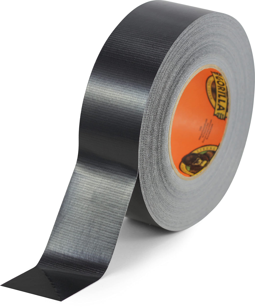 Gorilla Tape Black 11m - Heavy Duty Duct Tape, Hand-Tearable & Extra Strong