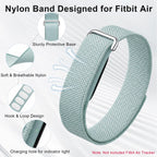 Compatible with Google Fitbit Air Strap Nylon Loop Sport Replacement Band