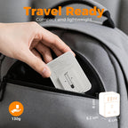 TESSAN UK to European Plug Adapter 2 Pack, EU Travel Plugs with USB C