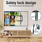 Mounting Dream Fixed TV Wall Bracket for 26-60" TV Max VESA 400x400mm 45kg