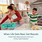 Rascals Premium Nappies Size 3, 296 Count, Feather-Soft