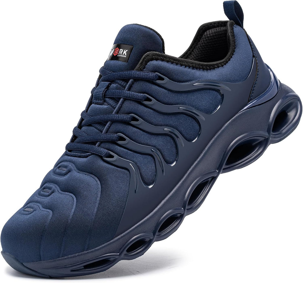 LARNMERN Steel Toe Cap Trainers Men Women Safety Trainers Safety Work Shoe