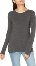 Amazon Essentials Women's Regular-Fit Long-Sleeve Crewneck T-Shirt