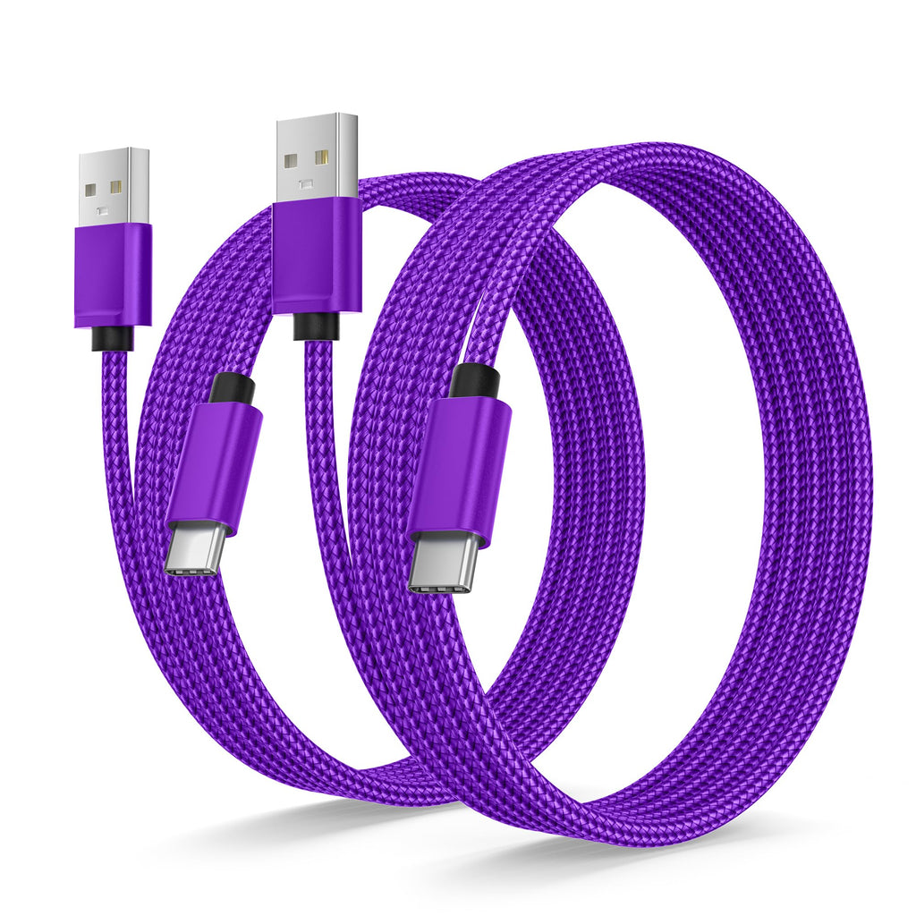 BASESAILOR USB A to USB C Charger Cable 3Pack 0.5/1/2M Black