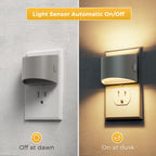 L LOHAS LED Night Lights Plug into Wall, Dimmable Night Light 2 Pack