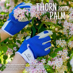 WESTWOOD FOX Ladies/Mens Leather Gardening Gloves Thorn Proof Rigger Garden work gloves, Safety Working Gloves, Premium Quality (Babypink, M)