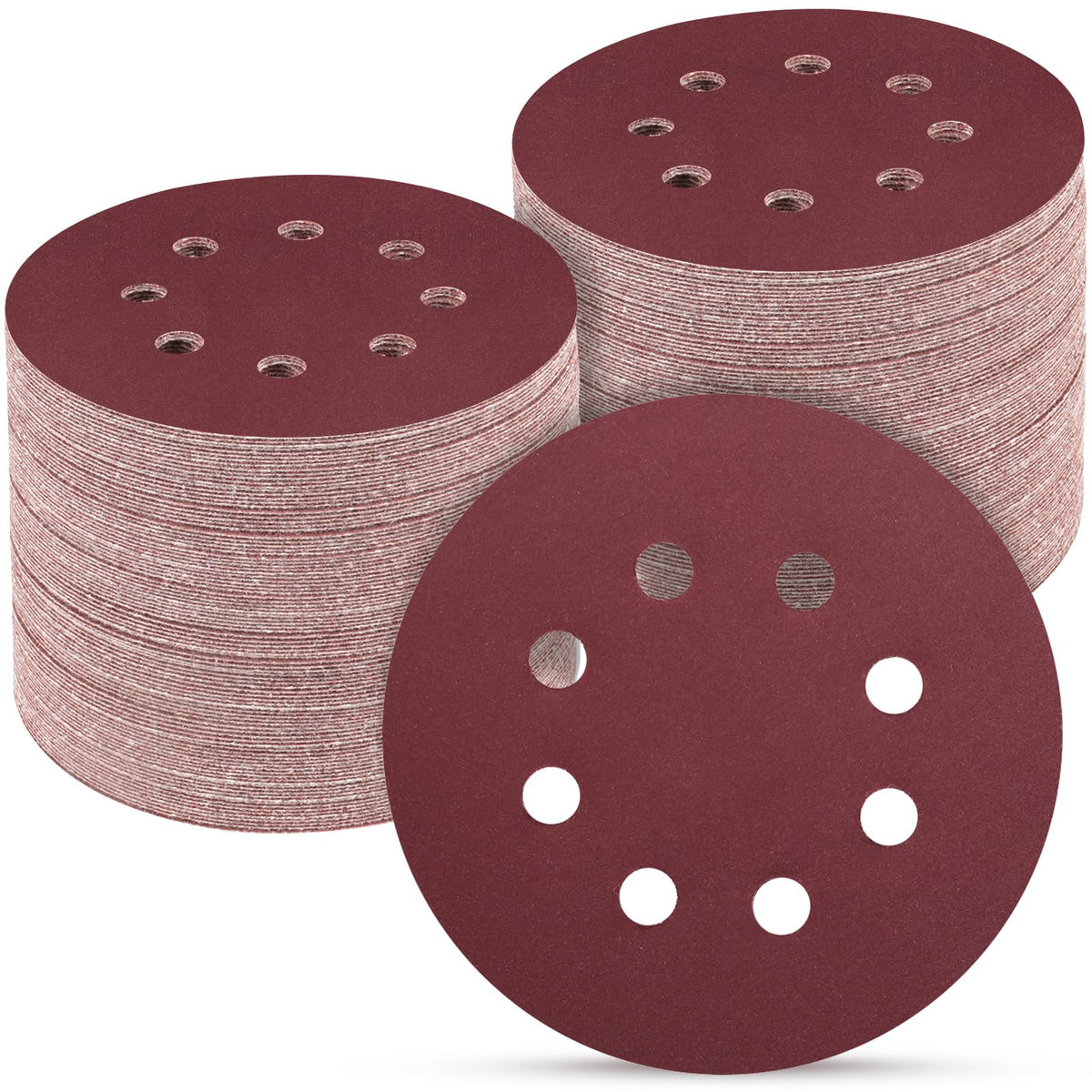 165 PCS 5 Inch Sanding Discs Random Orbital Sander Sandpaper