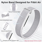Compatible with Google Fitbit Air Strap Nylon Loop Sport Replacement Band