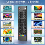 Universal TV Remote for Hisense-Smart-TV-Remote-Control-Replacement