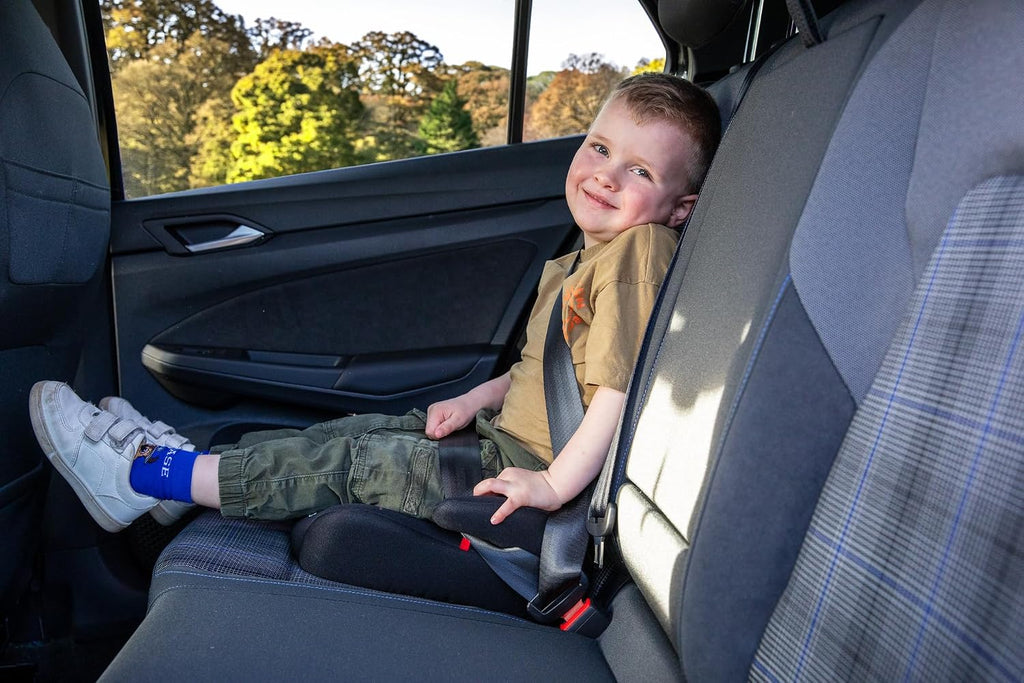 MyChild Brundle Group 2/3 Booster Car Seat Black., Backless Booster Seat. Lightweight 700g. From 15kg to 36kg Approx. 4 - 12 Years
