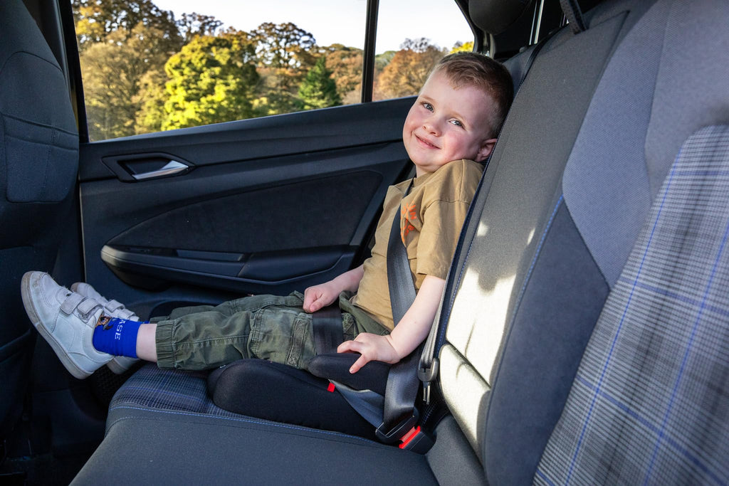 MyChild Brundle Group 2/3 Booster Car Seat Black., Backless Booster Seat. Lightweight 700g. From 15kg to 36kg Approx. 4 - 12 Years