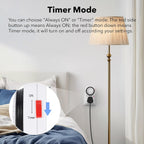 hbn 24Hour Mechanical Timer Plug Socket UK,Light Timers for Home Security