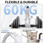16/3 Black Extension Cord 6 FT Indoor, Short Extension Cord