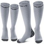 CAMBIVO Compression Socks for Women & Men 2 Pairs, Travel Flight Socks