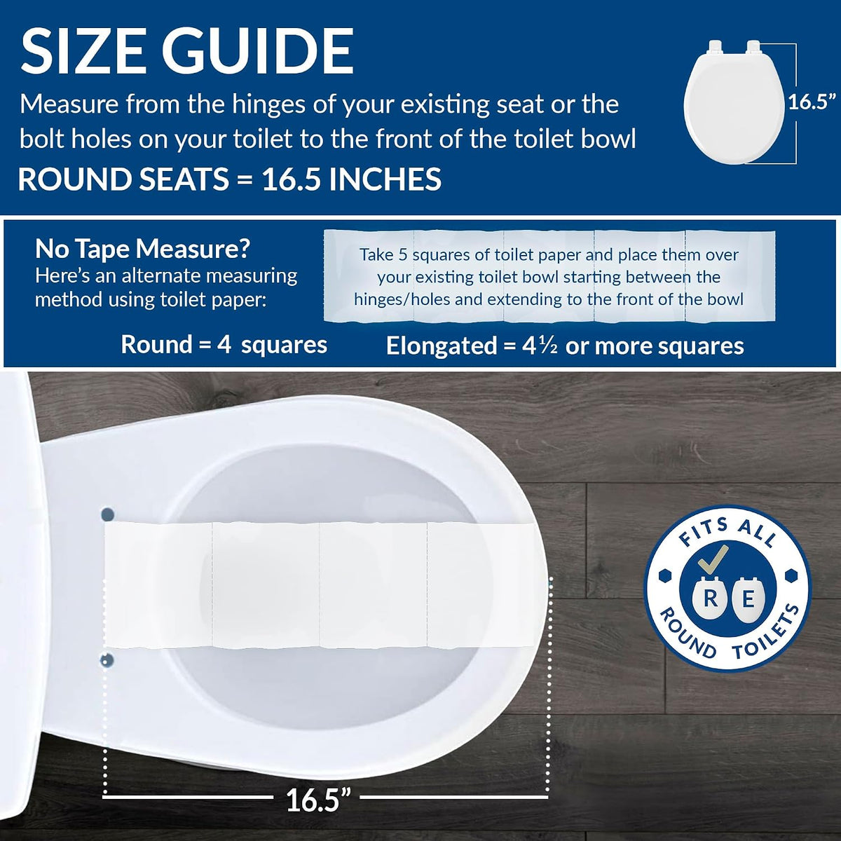 Mayfair Cassel slow close toilet seat, easy clean non-slip premium wood seat, install, made in USA, elongated, white