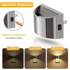 L LOHAS LED Night Lights Plug into Wall, Dimmable Night Light 2 Pack