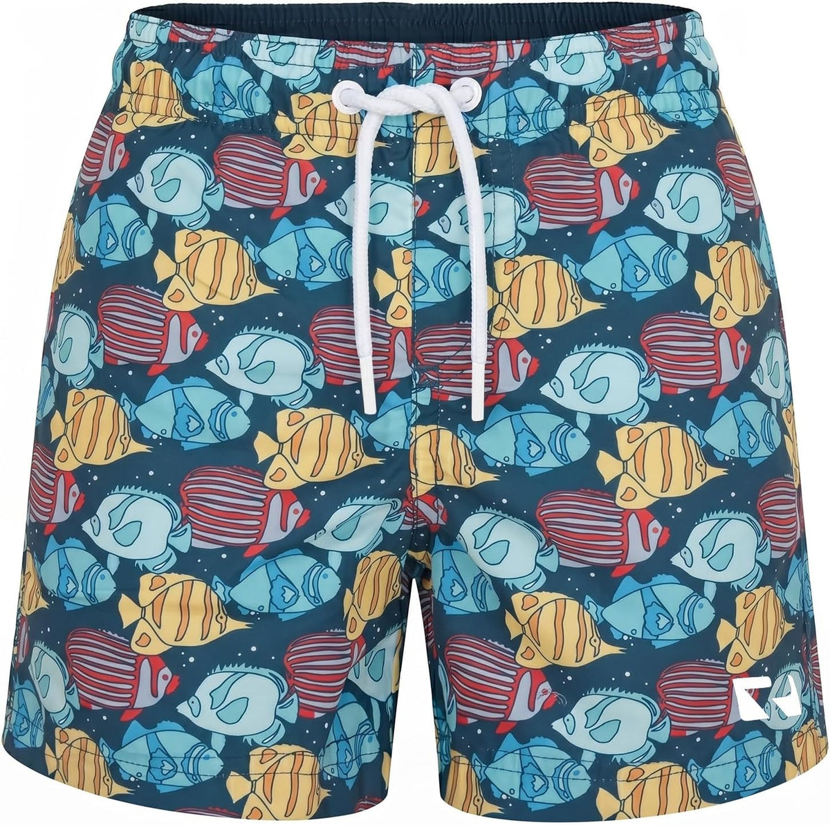 RIPT Boys Swim Shorts Quick Dry Mesh Lining Drawstring UV 50 Sun Protection