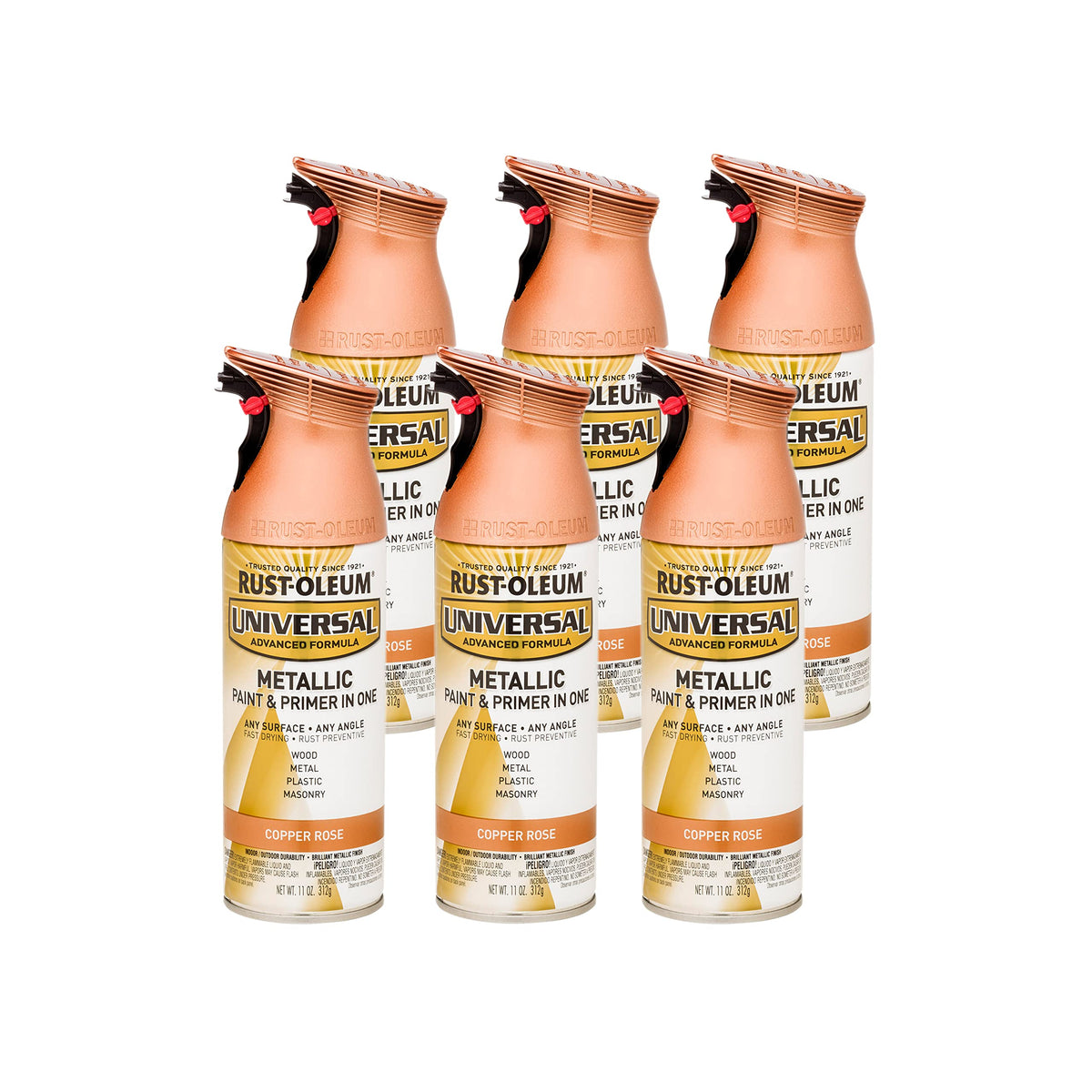Rust-Oleum Universal All Surface Metallic Spray Paint, Aged Copper