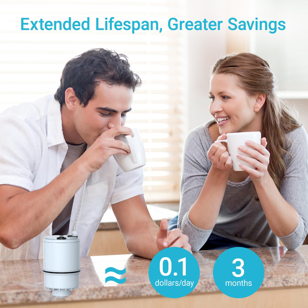 AQUA CREST Filter Replacement for PUR® Plus Water Filter Replacement