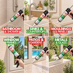 Brown Silicone Sealant, Waterproof & Flexible Sealant and Adhesive - 280ml