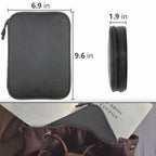 Teskyer Travel Cable Organiser Bag, Travel Essential, Dark Green