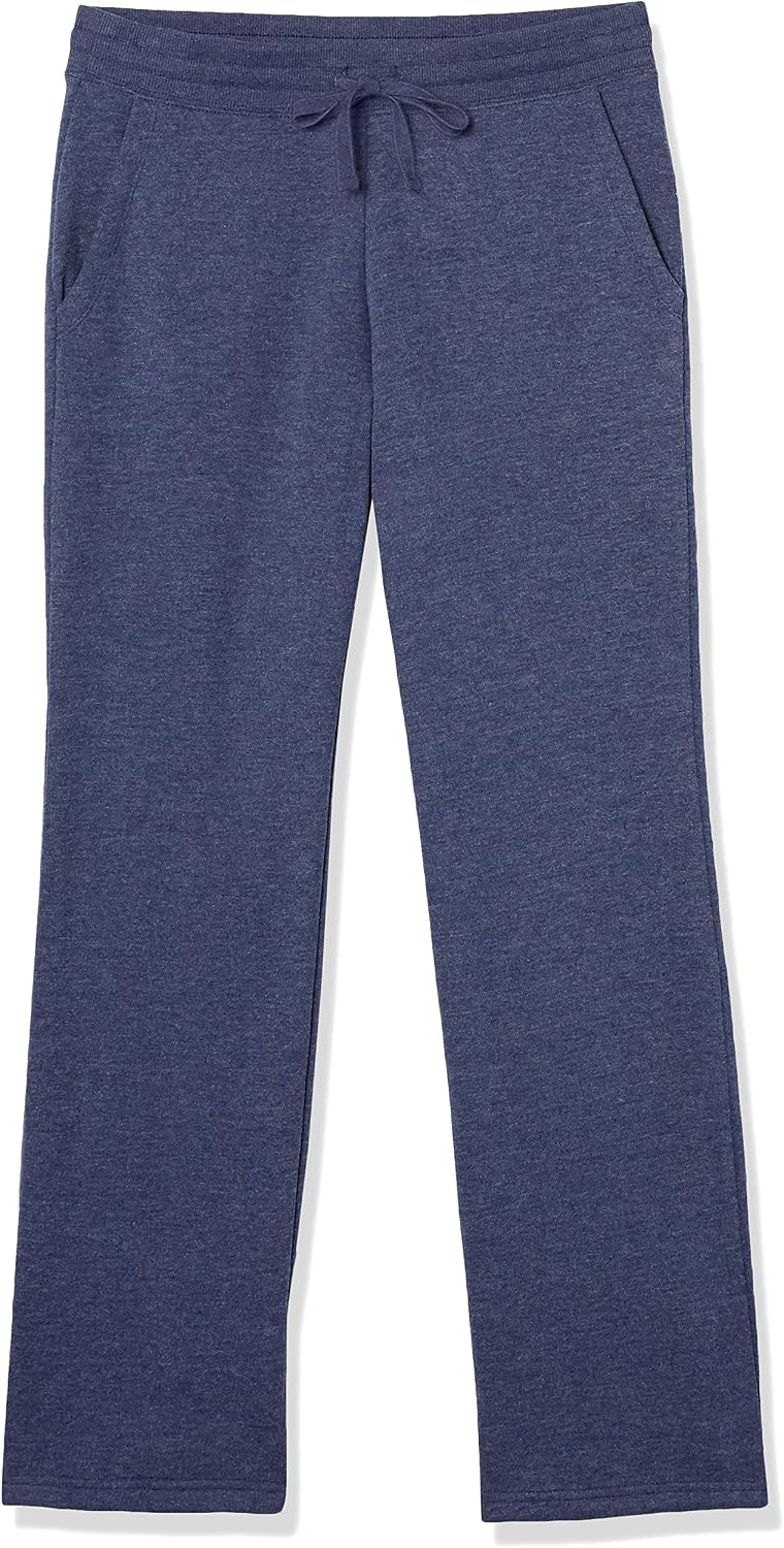 Amazon Essentials Women's Straight Leg Sweatpants with Drawstring for Women, Fleece