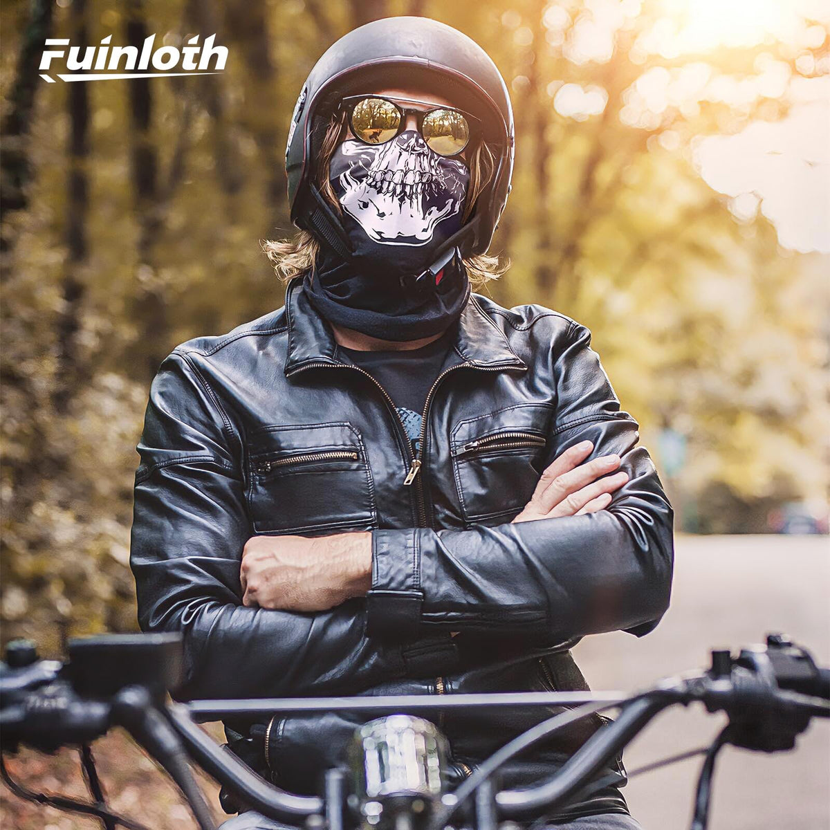 Fuinloth Balaclava Ski Mask Motorcycle Winter UV Protection Unisex