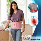 FEATOL Back Brace for Men & Women, Lower Back, Sciatica Pain Relief