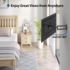 BONTEC TV Wall Bracket for 13-42 Inch TVs, Full Motion TV Wall Mount, 20 kg