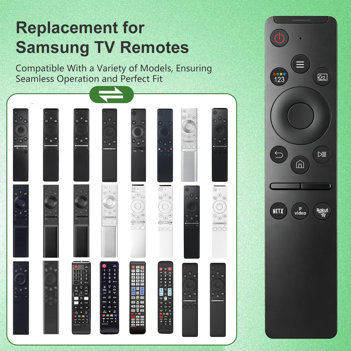 for Samsung TV Remote, for Samsung Smart TV Remote Control Replacement