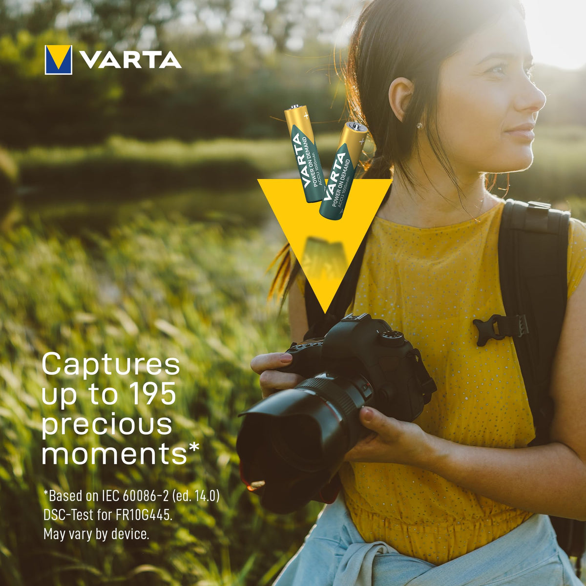 VARTA Batteries AAA, rechargeable, Pack of 16, Power on Demand, 1000 mAh