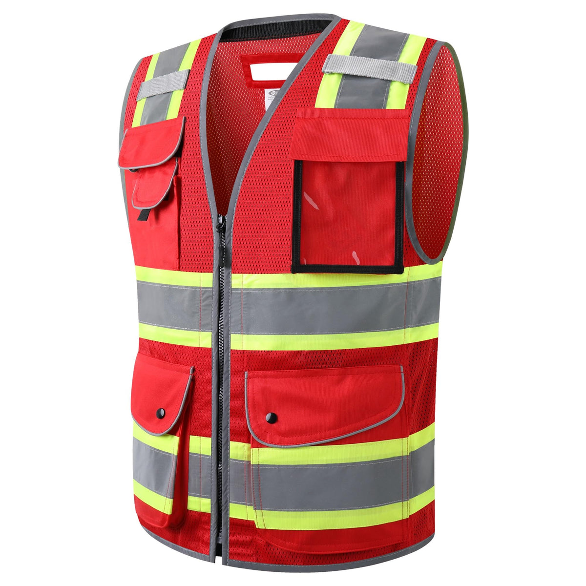 JKSafety Safety Vest for Men Women Reflective Hi Vis JK150 Green 3XL