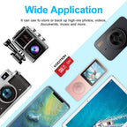 KOOTION 5-Pack 128GB Micro SD Card Class 10 Micro-SDXC Memory Card UHS-I, High Speed Flash TF Card for Security Camera/Smartphone/Drone/Dash Cam/Tablet/PC, C10, U1, 128GB 5Pack