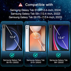 JETech Screen Protector for Samsung Galaxy Tab S6 Lite 10.4", 2-Pack