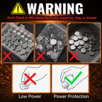 POWEROWL 12-Pack LR44 SR44 L1154 1.5V Alkaline Button Cell Batteries Watches, Key Fobs, Toys & Small Electronics