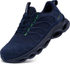 LARNMERN Steel Toe Cap Trainers Men Women Safety Trainers Safety Work Shoe