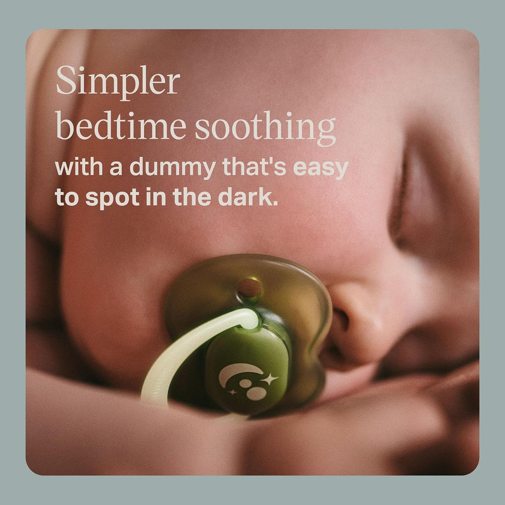 Tommee Tippee NightGlow Dummy Orthodontic 18-36m Pack of 4