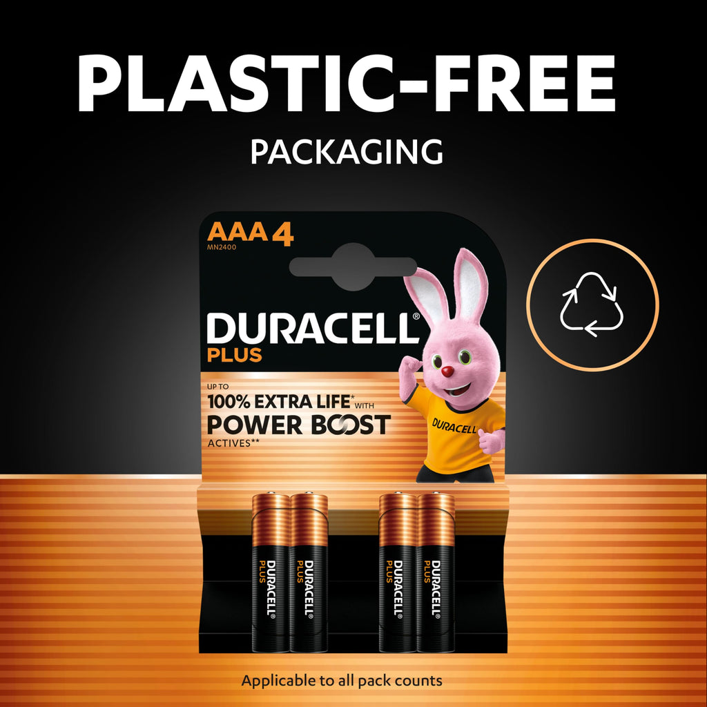DURACELL Plus AAA Alkaline Batteries (30 Pack) 1.5V, LR03