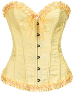SZIVYSHI Halloween Overbust Corset Top