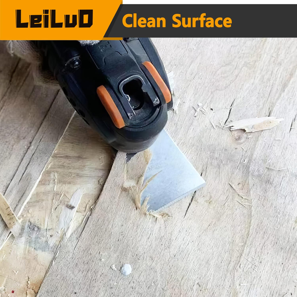 LEILUO 32Pcs Oscillating Tool Blades Wood Metal Multitool Blades Set
