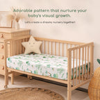 Next to Me Crib Sheets 83x50 cm Fitted 2 Pack Bedside Crib Sheets