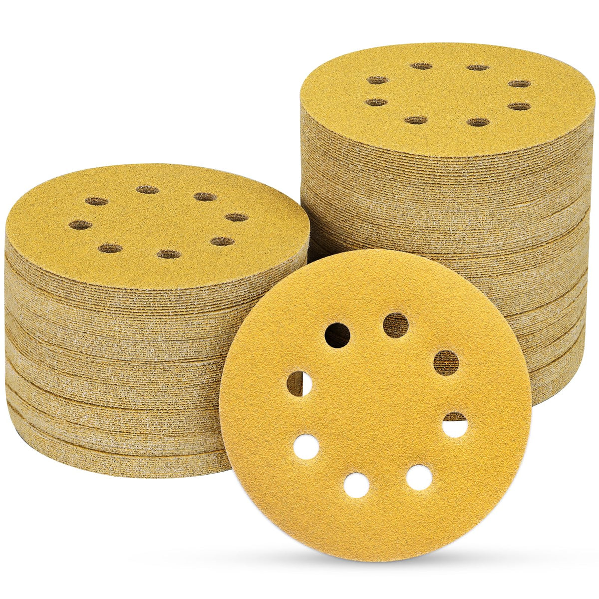 165 PCS 5 Inch Sanding Discs Random Orbital Sander Sandpaper