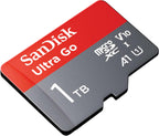 SanDisk 128GB Ultra microSDXC card + SD adapter, Memory card Full HD, up to 140 MB/s, For smartphones and Tablets, with A1 App Performance, UHS-I, Class 10, U1