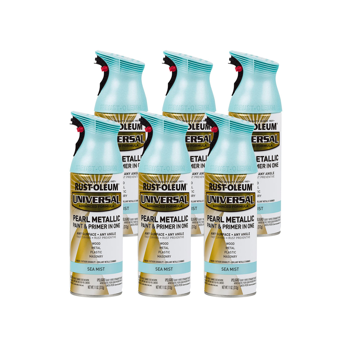 Rust-Oleum Universal All Surface Metallic Spray Paint, Aged Copper